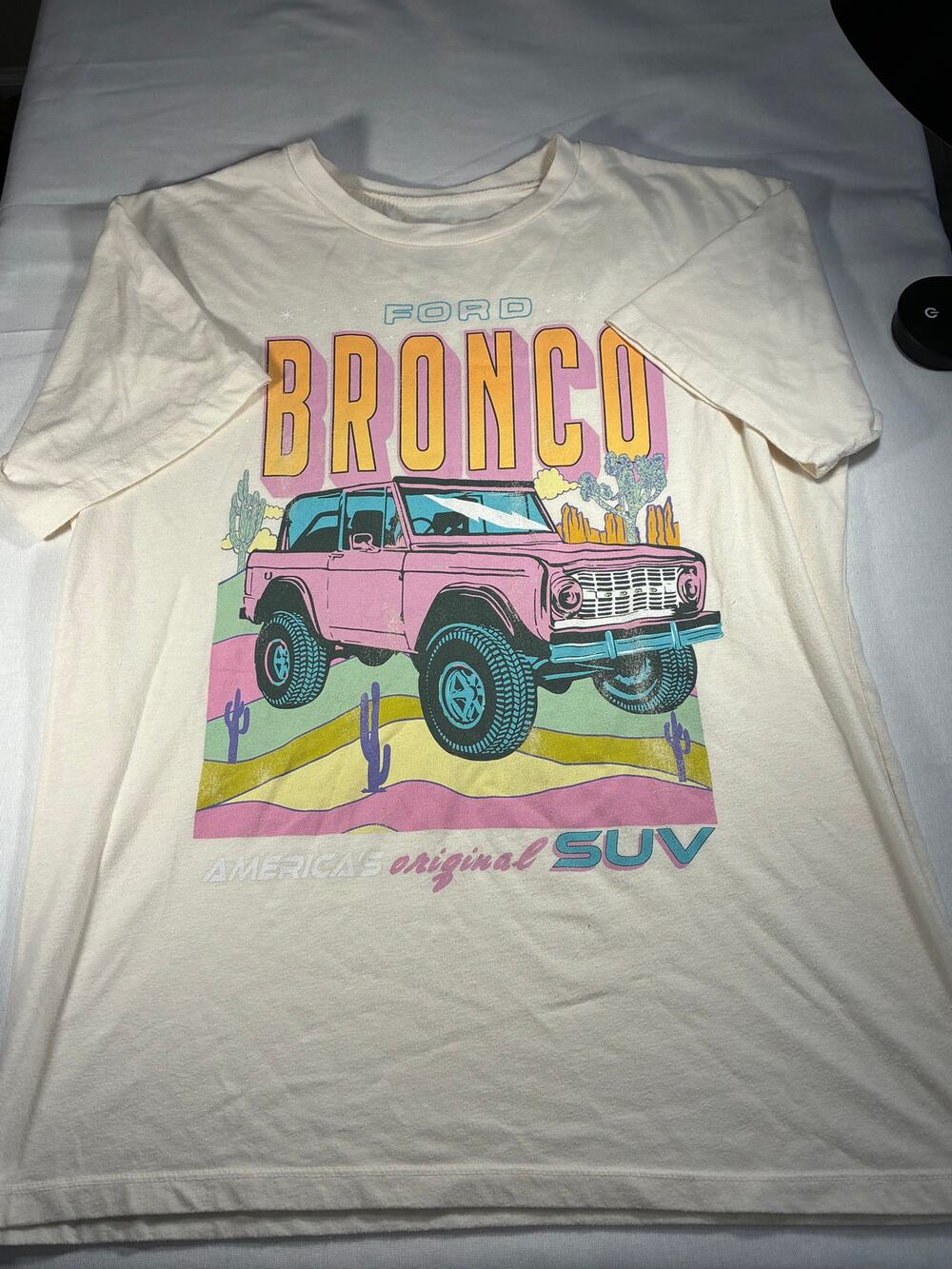 Ford Bronco Retro Desert Graphic T-Shirt M